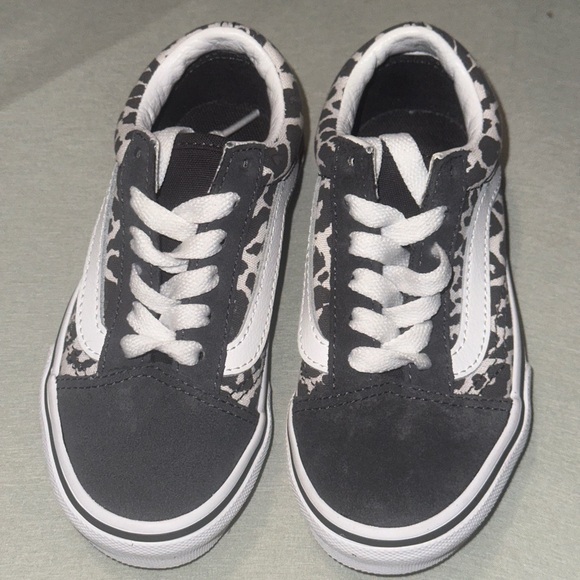 Vans Kids Black and White Patterned Sneakers - Picture 1 of 6